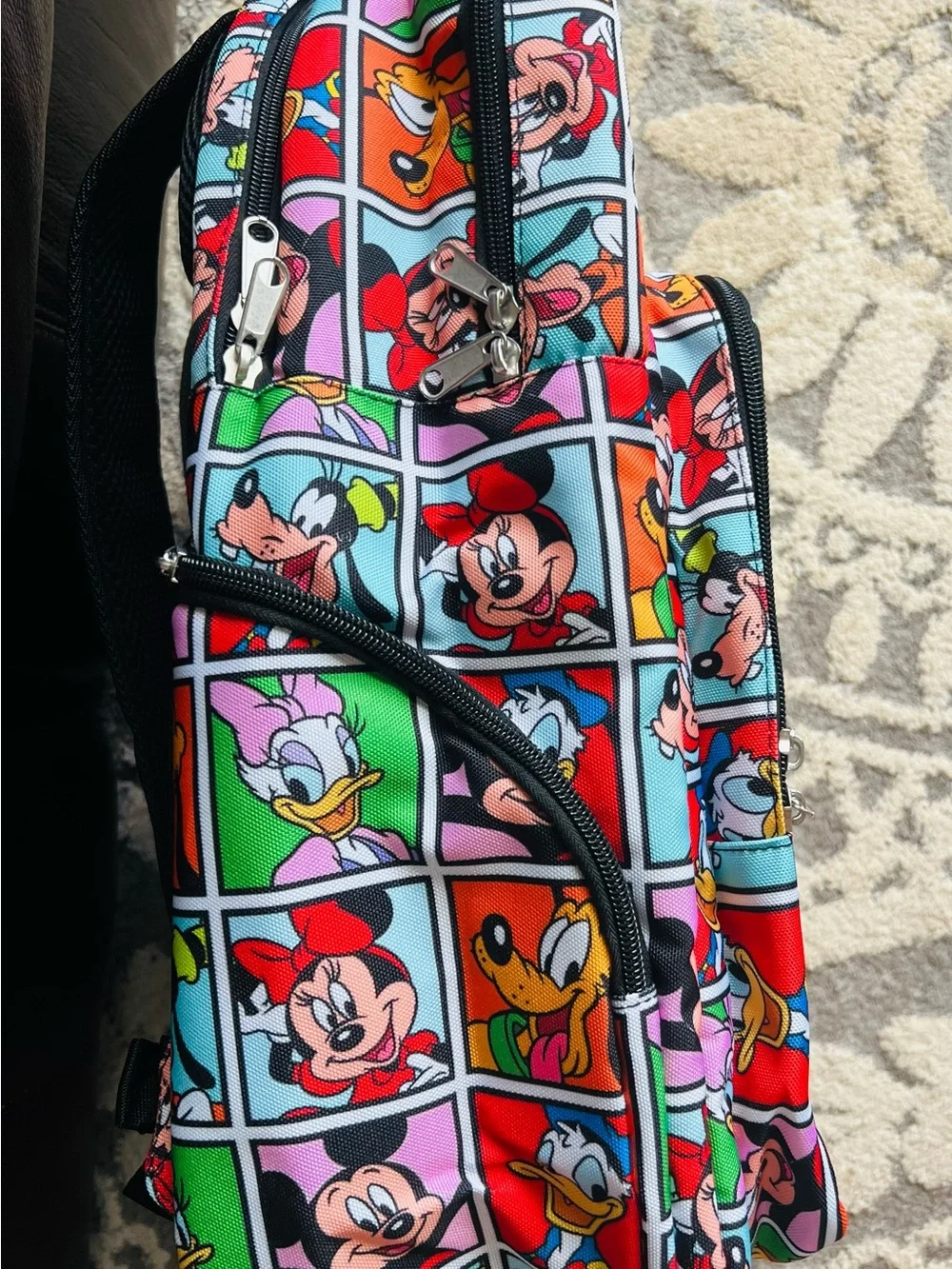 NWT❤️Disneyland Resort Minnie Mouse Friends Large Backpack— White/Black/Red
